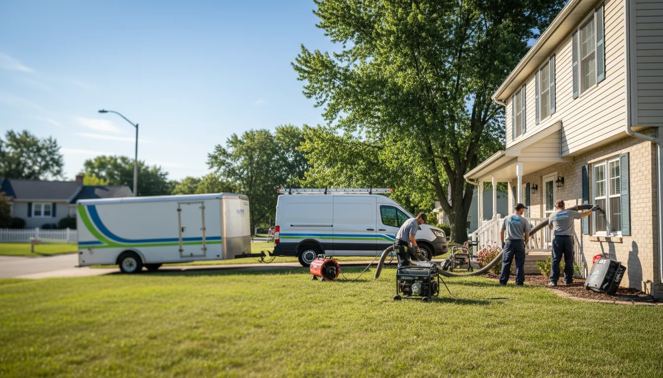 Flooded Basement Restoration And Cleanup With Repair in Healy, KS near me